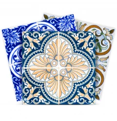 8" X 8" Bella Mix Mosaic Removable Peel and Stick Tiles