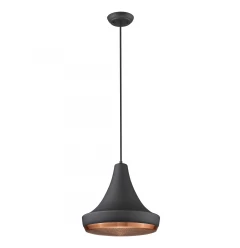 Tholos 1-Light Matte Black Pendant