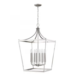 Kennedy 8-Light Satin Nickel Pendant