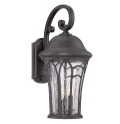 Matte Black Tapered Goblet Wall Light