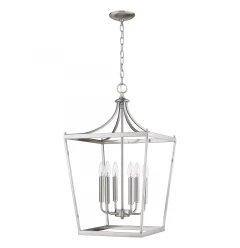 Kennedy 6-Light Satin Nickel Pendant