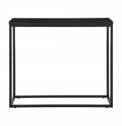 35" Black Frame Console Table