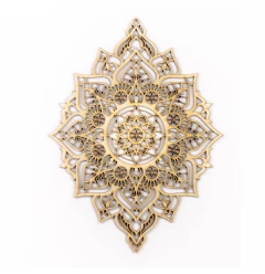 Turquoise And Gold Solid Wood Geometric Shapes Wall Decor