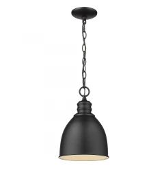 Minimalist Black Metal Pendant Hanging Light