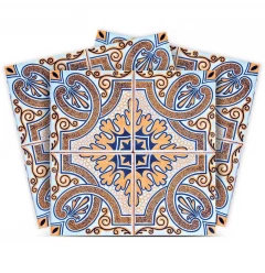 5" X 5" Blue Taupe Nova Removable Peel and Stick Tiles