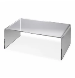 38" Clear Acrylic Coffee Table