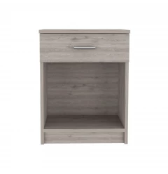 22" Light Gray One Drawer Nightstand