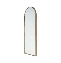 70" Gold Arch Metal Framed Accent Mirror