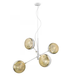 Tholos 4-Light White Pendant