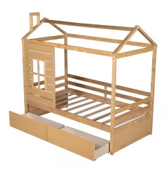 Natural Twin Four Poster