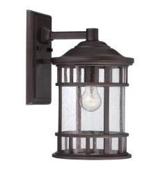XL Antique Bronze Canister Wall Light