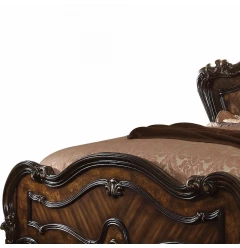 Dark Brown Solid Wood Bed Frame