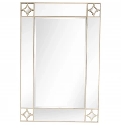 46" Champagne Framed Accent Mirror