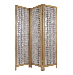 54 X 1.5 X 71 Clear Capiz Shell  Screen