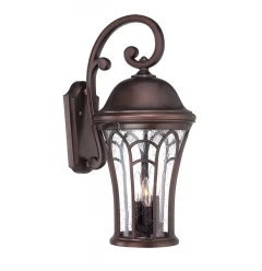 XL Bronze Tapered Goblet Wall Light