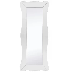65" Clear Novelty Glass Framed Full Length Hanging Mirror