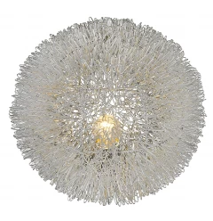 Luminary 1-Light Metallic Silver 15" Accent Lamp