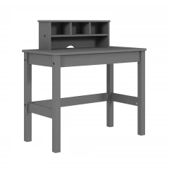 35" Gray Writing Desk