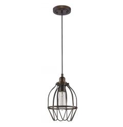 Antique Bronze Wire Pendant Hanging Light