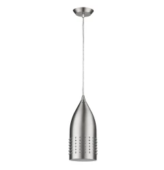 Silver Hanging Light with Glass Studs