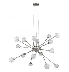 Modern Multi Light Geometric Hanging Chandelier Light