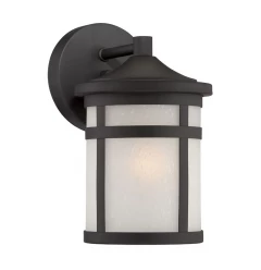 Matte Black Hanging Lantern Shape Wall Light
