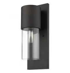 Contemporary Antique Bronze and Glass Wall Light