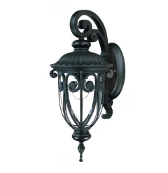 Matte Black Hanging Goblet Wall Light