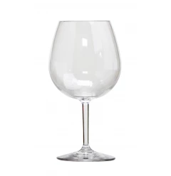Set of Four Clear Tritan Plastic Stemmed All Purpose Wine Glass