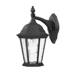 Two Light Matte Black Hanging Carousel Wall Light