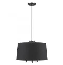 Lamia 3-Light Matte Black Mini Pendant