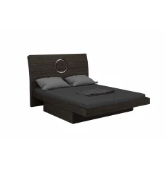 Gray King Bed Frame