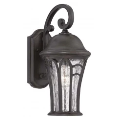 XL Matte Black Tapered Goblet Wall Light