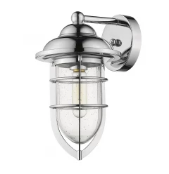 Silver Teardrop Shape Wall Sconce