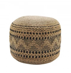18" x 18" x 14" " Tan Pouff