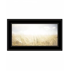 Fields of Gold 2 Black Framed Print Wall Art