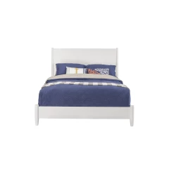 White Solid and Manufactured Wood King Bed