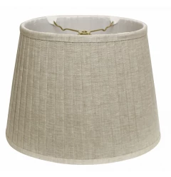 Slanted Oval Paperback Linen Lampshade