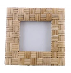 Woven Bamboo Square Frame