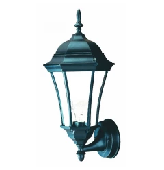 Matte Black Carousel Lantern Wall Light