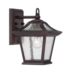 Antique Bronze Birdhouse Shape Outdoor Wall Light
