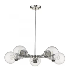 Portsmith 5-Light Polished Nickel Chandelier