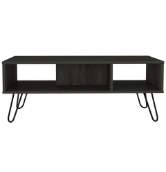 40" Carbon Espresso Manufactured Wood Rectangular Coffee Table