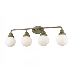Portsmith 4-Light Raw Brass Vanity