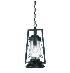 Matte Black Oil Lamp Hanging Light