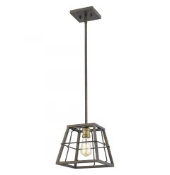 Charley 1-Light Oil-Rubbed Bronze Mini-Pendant