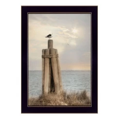 Birds Eye View 1 Black Framed Print Wall Art