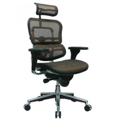 Black and Silver Adjustable Swivel Mesh Rolling Executive Office Chair