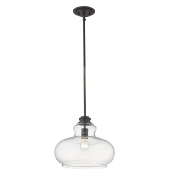 Torrel 1-Light Oil-Rubbed Bronze Pendant