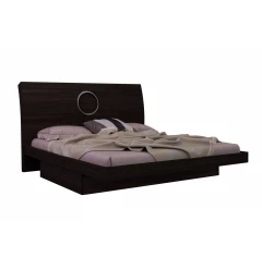 King Wood Brown Bed